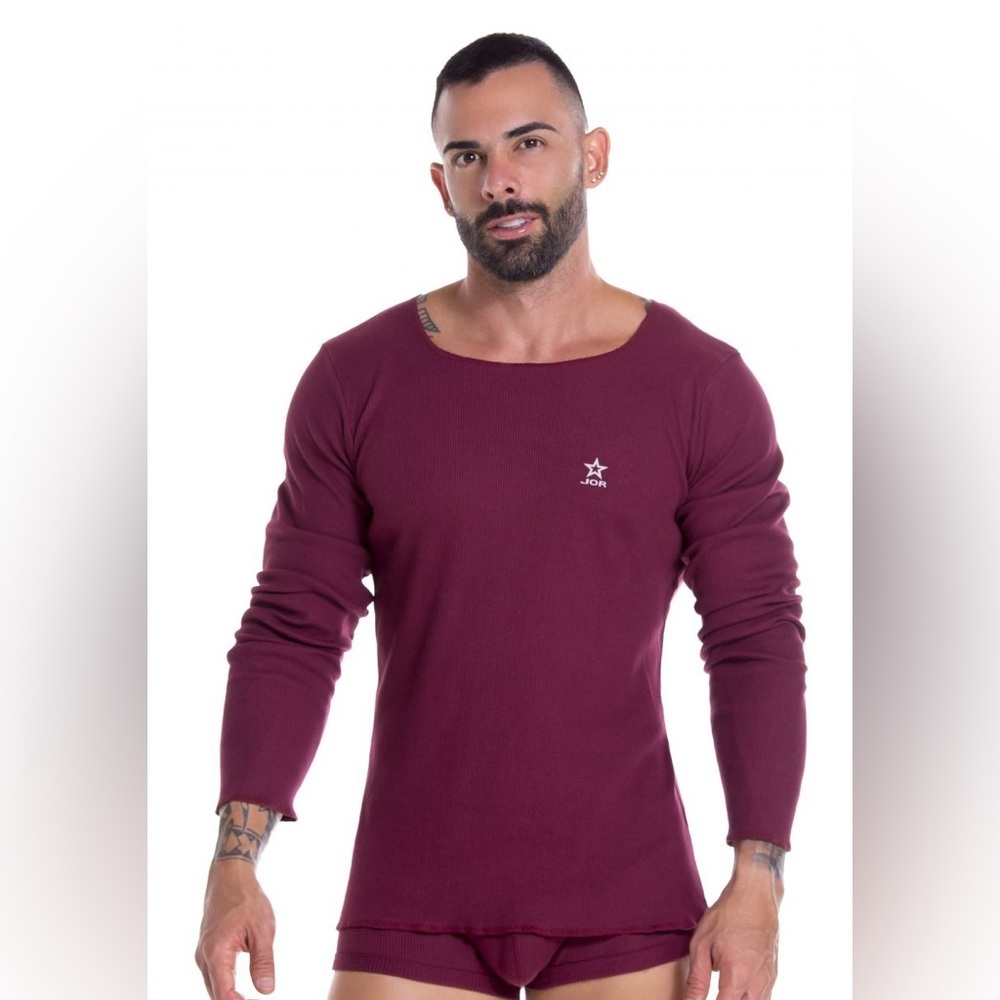 JOR  Arizona Long Sleeve T-Shirt Color Wine